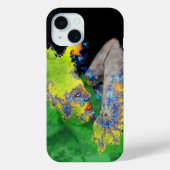 VIBRATIES VAN MATTER Green Fractal Woman Case-Mate iPhone Case (Achterkant)
