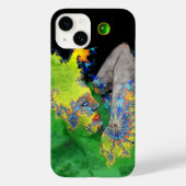 VIBRATIES VAN MATTER Green Fractal Woman Case-Mate iPhone Case (Achterkant)