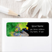 VIBRATIES VAN MATTER Green Yellow Black Fractal Etiket (Insitu)