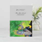 VIBRATIES VAN MATTER, groen geel zwart grijs Kaart (Staand voorkant)