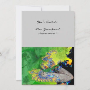 VIBRATIES VAN MATTER, groen geel zwart grijs Kaart