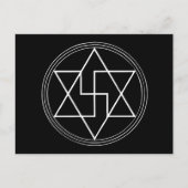 Vibrationele en Heilige Geometrie Healing Briefkaart (Voorkant)