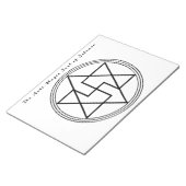 Vibrationele en Heilige Geometrie Healing Notitieblok (Schuin)