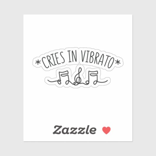 VIBRATO SINGCRISIS IN VIBRATO STICKER (Vel)