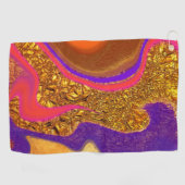 vibratory color art golfhanddoek (Horizontaal)