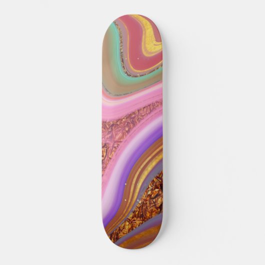 vibratory color art persoonlijk skateboard (Voorkant)