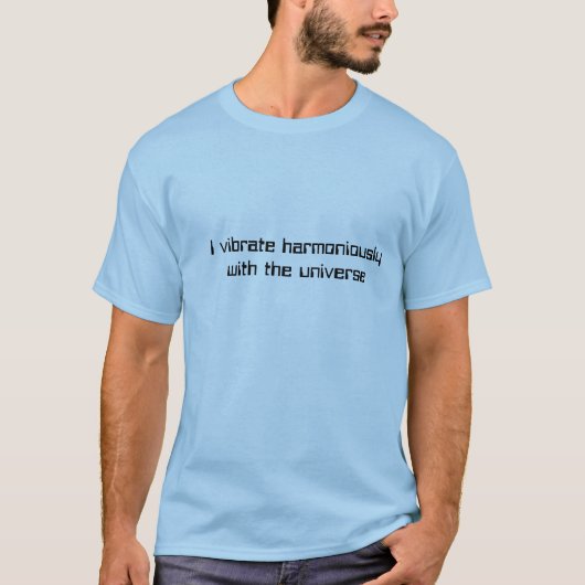 Vibreer harmonisch met Universe Mannen T-shirt (Voorkant)