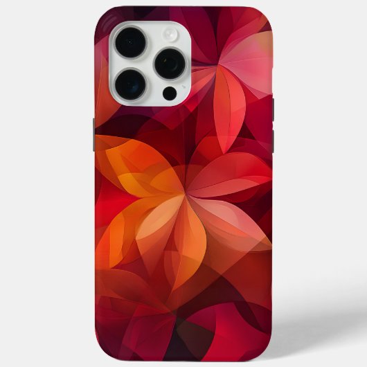 🍁 vibrerende herfstbladeren in rood en oranje Case-Mate iPhone case (Achterkant)