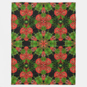 viburnum bessen caleidoscoop fleece deken (Voorkant)
