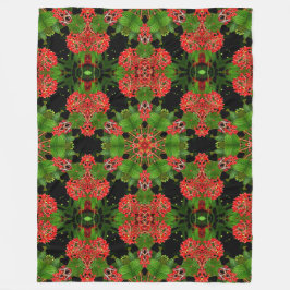 viburnum bessen caleidoscoop fleece deken