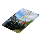 Vic32 Puffer Boat in het Crinan Canal Basin, Schot Magneet (Linkerzijde)