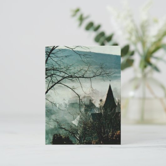 VIC sur CERE Cantal France Church briefkaart (Staand voorkant)