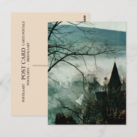 VIC sur CERE Cantal France Church briefkaart (Voorkant / Achterkant)