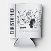 Vicar & Bridegroom tijdens huwelijksceremonie Blikjeskoeler (Voorkant)