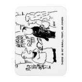 Vicar & Bridegroom tijdens huwelijksceremonie Magneet (Verticaal)