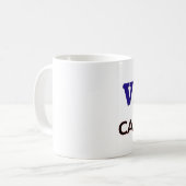 Vicar Powered by caffeine Koffiemok (Voorkant links)