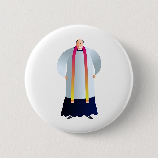 Vicar Ronde Button 5,7 Cm (Voorkant)