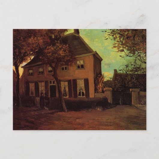 Vicarage in Nuenen door Vincent van Gogh Briefkaart (Voorkant)