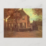 Vicarage in Nuenen door Vincent van Gogh Briefkaart<br><div class="desc">Vicarage bij Nuenen (1885) van Vincent van Gogh is een schilderij van de Post Impressionisme met een mooie kunstarchitectuur in het dagelijks leven. Een woonhuis in een rustige buurt met een groep mensen die op de voordeur aankloppen en bomen die op de tuin groeien. Een overwinning is waar een overwinnaar...</div>