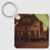 Vicarage in Nuenen door Vincent van Gogh Sleutelhanger (Voorkant)
