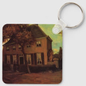 Vicarage in Nuenen door Vincent van Gogh Sleutelhanger (Achterkant)