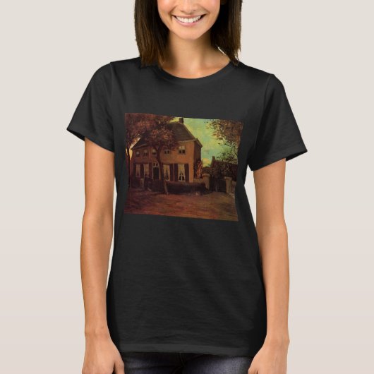 Vicarage in Nuenen door Vincent van Gogh T-shirt (Voorkant)