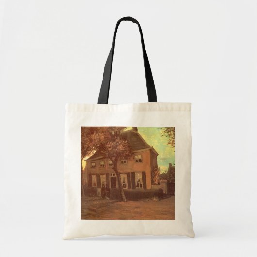 Vicarage in Nuenen door Vincent van Gogh Tote Bag (Voorkant)