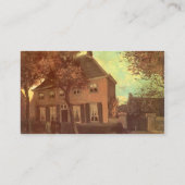 Vicarage in Nuenen door Vincent van Gogh Visitekaartje (Achterkant)