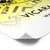 Vicarage Road Poster – thuisbasis van Watford FC,  (Hoek)