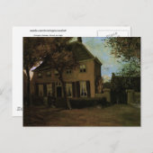 Vicarage te Nuenen (F182) Van Gogh Fine Art Briefkaart (Voorkant / Achterkant)