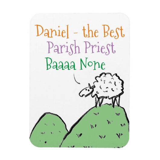 Vicaris of pastoor magneet (Verticaal)