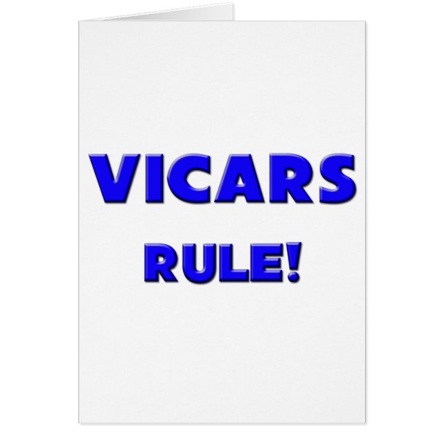Vicars Rule! (Voorkant)