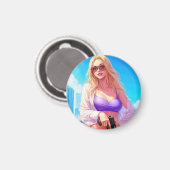 Vice Baby – Miami Heat with a Killer Smile Magneet (Voorkant / Achterkant)