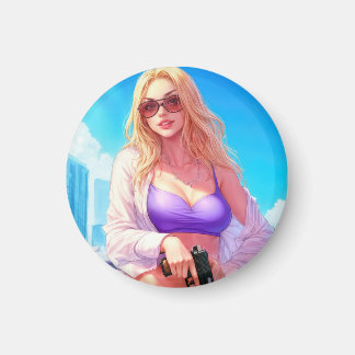 Vice Baby – Miami Heat with a Killer Smile Magneet