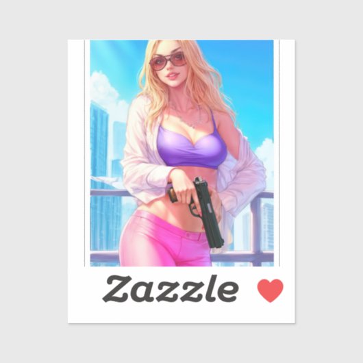 Vice Baby – Miami Heat with a Killer Smile Sticker (Vel)