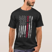 Vice-directeur Amerikaanse vlag Patriottische 4 ju T-shirt (Voorkant)