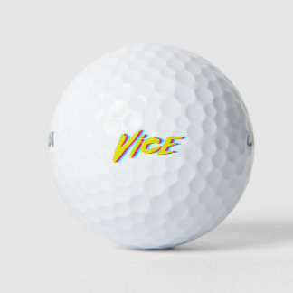 VICE Neon Retro Graphic Golfballen