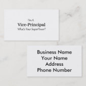 Vice-Opdrachtgever Visitekaartje (Voorkant / Achterkant)