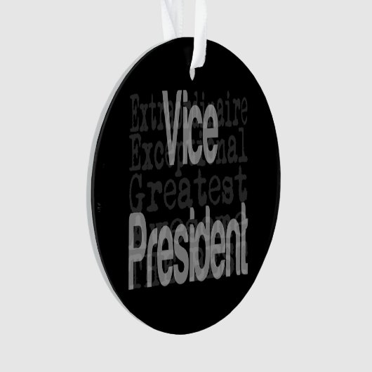 Vice President Extraordinaire Ornament (voorkant)