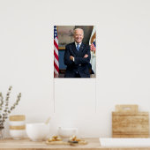 vice-President Joe Biden Portrait Poster (Keuken)