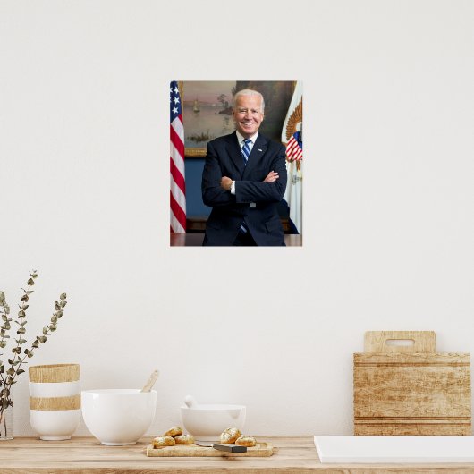  vice-President Joe Biden Portrait Poster (Keuken)