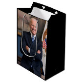 Vice-President Joe Biden van het Obama voorzitters Medium Cadeauzakje (Voorkant Gekanteld)