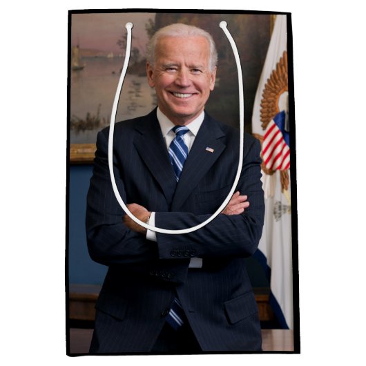 Vice-President Joe Biden van het Obama voorzitters Medium Cadeauzakje (Voorkant)