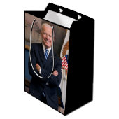 Vice-President Joe Biden van het Obama voorzitters Medium Cadeauzakje (Achterkant Gekanteld)