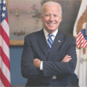 Vice-President Joe Biden van het Obama-voorzitters Sticker (Voorkant)