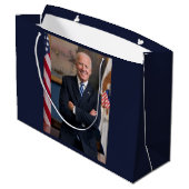 Vice-President Joe Biden van Obama President Large Groot Cadeauzakje (Achterkant Gekanteld)