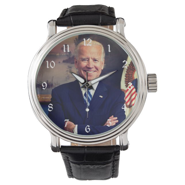 Vice-President Joe Biden van Obama President Watch Horloge (Voorkant)