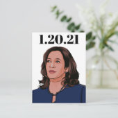 Vice President Kamala Harris Briefkaart (Staand voorkant)
