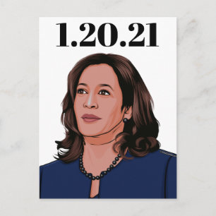 Vice President Kamala Harris Briefkaart