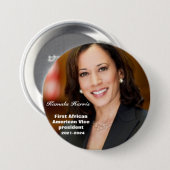 VICE PRESIDENT KAMALA HARRIS button (Voorkant /achterkant)